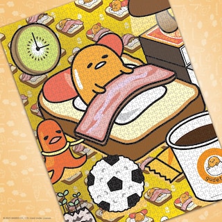 Foto 3 | Foto 3 | Puzle Usapoly Gudetama «work From Bed» 1000 Piezas - Venta Internacional.