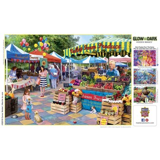 Foto 4 | Foto 4 | Rompecabezas Masterpieces Que Brillan En La Oscuridad, 500 Piezas - Venta Internacional.