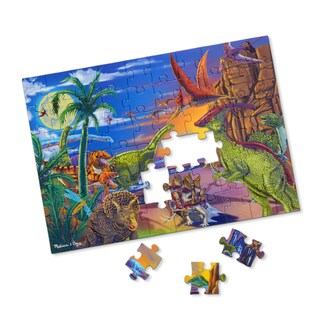Foto 4 | Foto 4 | Rompecabezas Melissa & Doug La Tierra De Los Dinosaurios 60 Piezas - Venta Internacional.