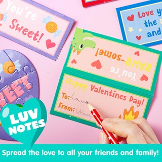 Foto 6 | Foto 6 | Juego De Tarjetas De Regalo Para El Día De San Valentín Con Rompecabezas En Forma De Corazón X28 - Venta Internacional.