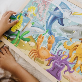 Foto 2 | Foto 2 | Rompecabezas Melissa & Doug Under The Sea Ocean Animals 24 Piezas - Venta Internacional