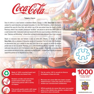 Foto 3 | Foto 3 | Rompecabezas Masterpieces Coca-cola Tailgate 1000 Piezas - Venta Internacional.