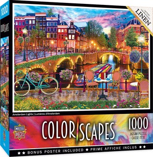 Foto 1 | Foto 1 | Rompecabezas Masterpieces Amsterdam Lights 1000 Piezas - Venta Internacional.