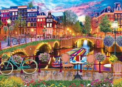 Foto 2 | Foto 2 | Rompecabezas Masterpieces Amsterdam Lights 1000 Piezas - Venta Internacional.