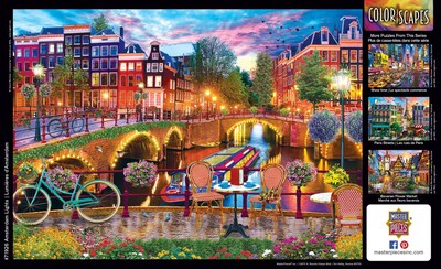 Foto 4 | Foto 4 | Rompecabezas Masterpieces Amsterdam Lights 1000 Piezas - Venta Internacional.