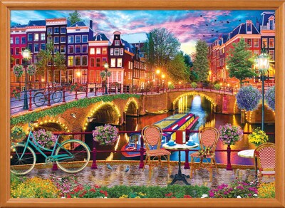 Foto 7 | Foto 7 | Rompecabezas Masterpieces Amsterdam Lights 1000 Piezas - Venta Internacional.