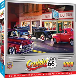 Foto 1 | Foto 1 | Rompecabezas Masterpieces Route 66 Phil's Diner 1000 Piezas - Venta Internacional.