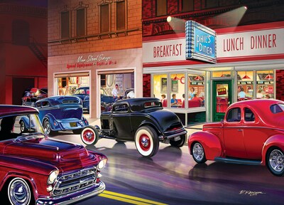 Foto 7 | Foto 7 | Rompecabezas Masterpieces Route 66 Phil's Diner 1000 Piezas - Venta Internacional.