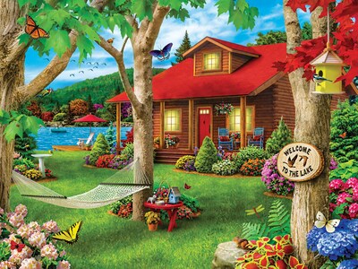 Foto 2 | Foto 2 | Rompecabezas Masterpieces Lakeside Retreat 750 Piezas - Venta Internacional.