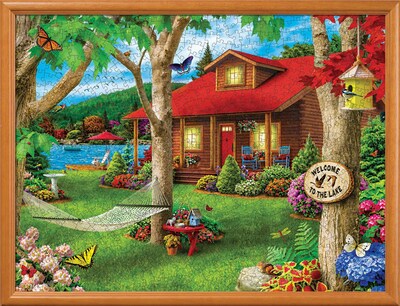 Foto 4 | Foto 4 | Rompecabezas Masterpieces Lakeside Retreat 750 Piezas - Venta Internacional.