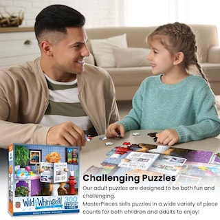 Foto 5 | Foto 5 | Rompecabezas Masterpieces Kitten Cake Shop, 300 Piezas - Venta Internacional.