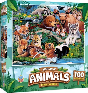 Foto 1 | Foto 1 | Rompecabezas Masterpieces World Of Animals 100 Piezas - Venta Internacional.