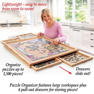 Foto 3 | Foto 3 | Rompecabezas Workspace Organizer Deluxe Con Cajones - Venta Internacional.