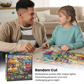 Foto 4 | Foto 4 | Puzzle Masterpieces Town Square Booths 750 Piezas - Venta Internacional.