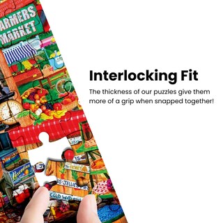 Foto 5 | Foto 5 | Puzzle Masterpieces Town Square Booths 750 Piezas - Venta Internacional.