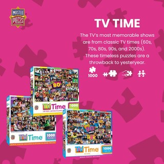 Foto 2 | Foto 2 | Rompecabezas Masterpieces Nostálgicos Programas De Tv De Los 60 1000 Piezas - Venta Internacional.