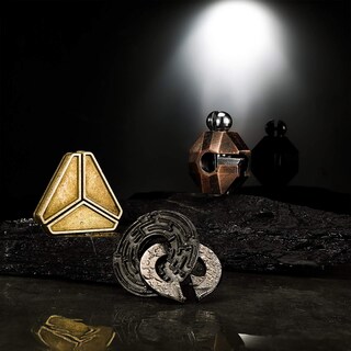 Foto 7 | Foto 7 | Rompecabezas De Metal Brain Teaser Skylety 3d Unfasten Para Adultos Y Adolescentes - Venta Internacional.