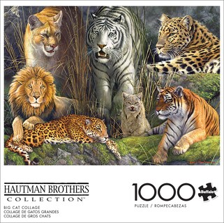 Foto 2 | Foto 2 | Rompecabezas Buffalo Games James Hautman Big Cat 1000 Piezas - Venta Internacional.