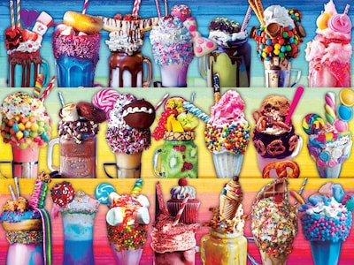 Foto 2 | Foto 2 | Puzzle Masterpieces Trendz Freakshakes 300 Piezas - Venta Internacional.