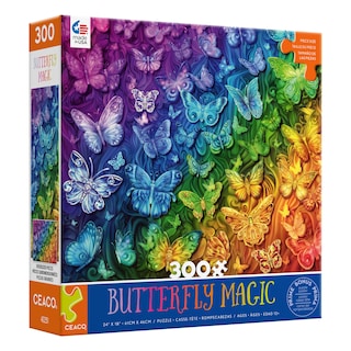Foto 3 | Foto 3 | Rompecabezas Ceaco Butterfly Magic De 300 Piezas - Venta Internacional.