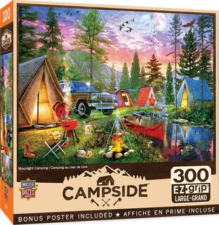 Foto 1 | Foto 1 | Rompecabezas Masterpieces Moonlight Camping 300 Piezas - Venta Internacional.