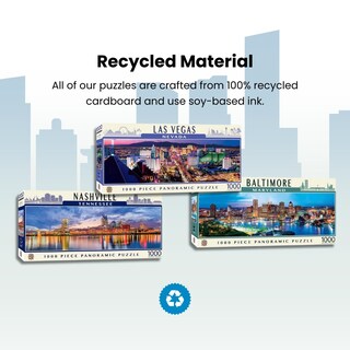 Foto 6 | Foto 6 | Rompecabezas Masterpieces Chicago Skyline 1000 Piezas - Venta Internacional.