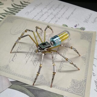 Foto 6 | Foto 6 | Puzle 3d De Metal Con Forma De Insecto, Circuito Mecánico Steampunk Genérico, Spider - Venta Internacional.