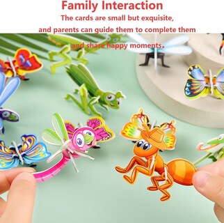 Foto 3 | Foto 3 | Puzle De Dibujos Animados 3d Flowarmth, 30 Unidades, Educativo Para Niños De 4 A 8 Años - Venta Internacional.