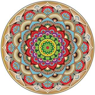 Foto 1 | Foto 1 | Puzle Mandala De 1000 Piezas Para Adultos, Colorido, Con 66,6 Cm De Diámetro. - Venta Internacional.