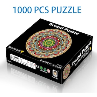 Foto 2 | Foto 2 | Puzle Mandala De 1000 Piezas Para Adultos, Colorido, Con 66,6 Cm De Diámetro. - Venta Internacional.