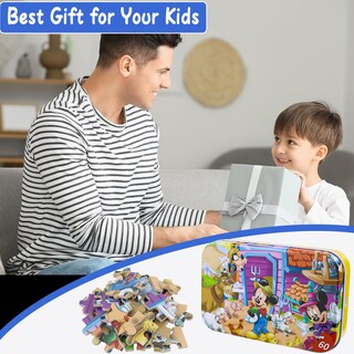 Foto 7 | Foto 7 | Rompecabezas Neilden Para Niños De 4 A 8 Años En Caja Metálica De 60 Piezas - Venta Internacional.