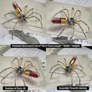 Foto 2 | Foto 2 | Puzle 3d De Metal Con Insectos Kos30162f141mzqg Steampunk Circuit Spider - Venta Internacional.