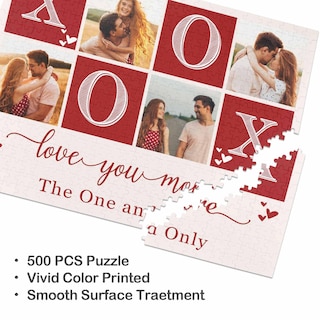 Foto 2 | Foto 2 | Puzles Personalizados Con Imágenes De 300/500/1000 Piezas Para San Valentín - Venta Internacional.