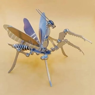 Foto 1 | Foto 1 | Rompecabezas De Metal 3d Mantis Assembly Model, Idea De Regalo Creativa - Venta Internacional.