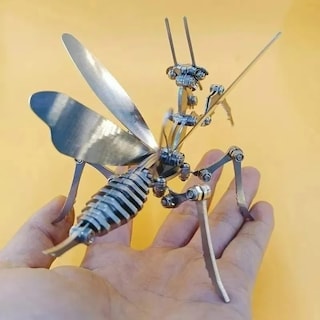 Foto 3 | Foto 3 | Rompecabezas De Metal 3d Mantis Assembly Model, Idea De Regalo Creativa - Venta Internacional.