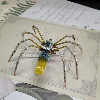 Foto 4 | Foto 4 | Puzle 3d De Metal Con Forma De Insecto, Circuito Mecánico Steampunk Genérico, Spider - Venta Internacional.