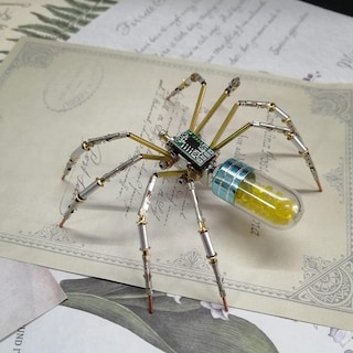 Foto 5 | Foto 5 | Puzle 3d De Metal Con Forma De Insecto, Circuito Mecánico Steampunk Genérico, Spider - Venta Internacional.