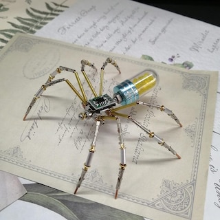Foto 6 | Foto 6 | Puzle 3d De Metal Con Forma De Insecto, Circuito Mecánico Steampunk Genérico, Spider - Venta Internacional.