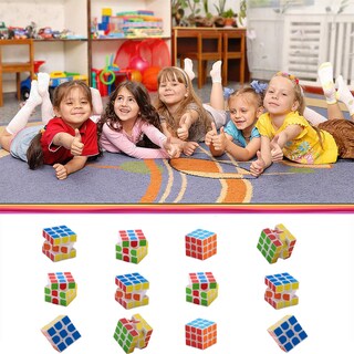Foto 6 | Foto 6 | Puzzle Cubes Mini 3 X 3, Paquete De 24 Unidades Para Regalos De Fiesta Para Niños - Venta Internacional.