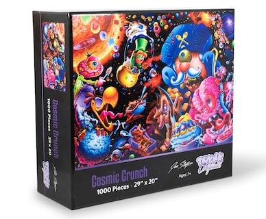 Foto 2 | Foto 2 | Cereales Para Desayuno Jigsaw Puzzle Toynk Cosmic Crunch, 1000 Piezas - Venta Internacional.
