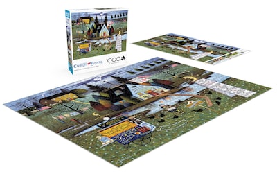 Foto 4 | Foto 4 | Rompecabezas Buffalo Games Charles Wysocki Lo Sabe Todo 1000p - Venta Internacional.