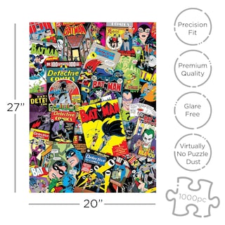 Foto 2 | Foto 2 | Rompecabezas Aquarius Dc Comics Batman Collage 1000 Piezas - Venta Internacional.