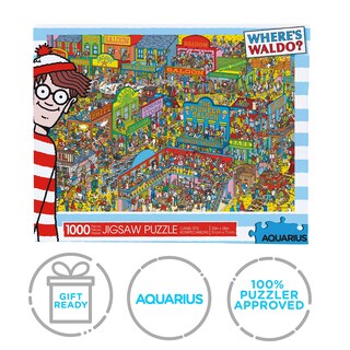 Foto 7 | Foto 7 | Rompecabezas Aquarius Where's Waldo Wild West 1000 Piezas - Venta Internacional.