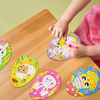 Foto 7 | Foto 7 | Minipuzles Con Forma De Huevo De Pascua Skylety Bunny Chick, 20 Piezas - Venta Internacional.
