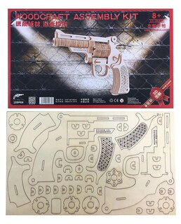 Foto 2 | Foto 2 | Maqueta De Pistola Láser De Rompecabezas De Madera 3d Diy Para Inteligencia - Venta Internacional.