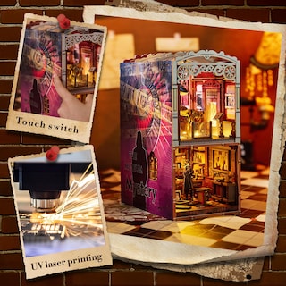 Foto 5 | Foto 5 | Kit Book Nook Kit Marycele Book Nook Kit Para Adultos 3d De Madera - Venta Internacional.