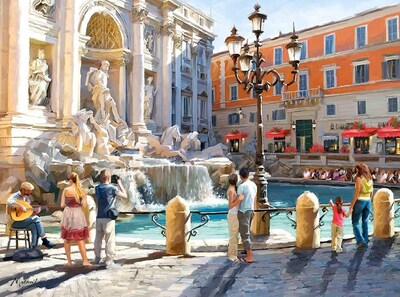 Foto 2 | Foto 2 | Puzzle Castorland La Fontana De Trevi 3000 Piezas - Venta Internacional.