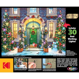 Foto 4 | Foto 4 | Rompecabezas Roseart Kodak Premium Holiday Light Up, 500 Unidades - Venta Internacional.