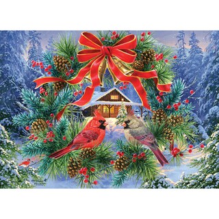 Foto 1 | Foto 1 | Rompecabezas Roseart Abraham Hunter Deck The Halls 1000 Piezas - Venta Internacional.
