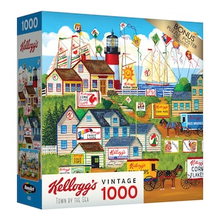 Foto 2 | Foto 2 | Rompecabezas Roseart Kellogg's Town By The Sea 1000 Piezas - Venta Internacional.